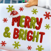 Merry and Bright Png Yarn Christmas Png