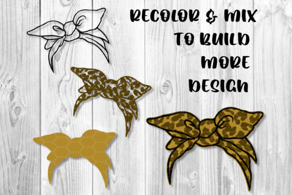 Messy Bun Bandana Mom Life Clip Art Set - Image 7