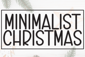 Minimalist Christmas Font Font