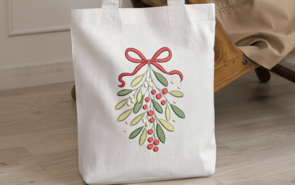 Mistletoe with Red Bow - Image 4