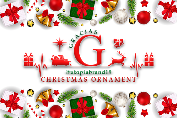 Monogram Christmas Ornament Font - Image 6
