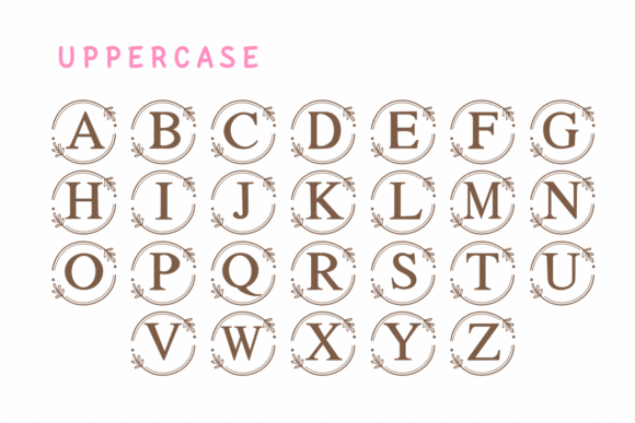 Monogram Family Leaf Font - Image 2