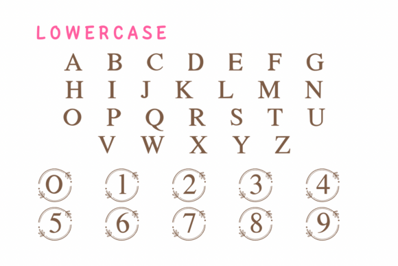 Monogram Family Leaf Font - Image 3