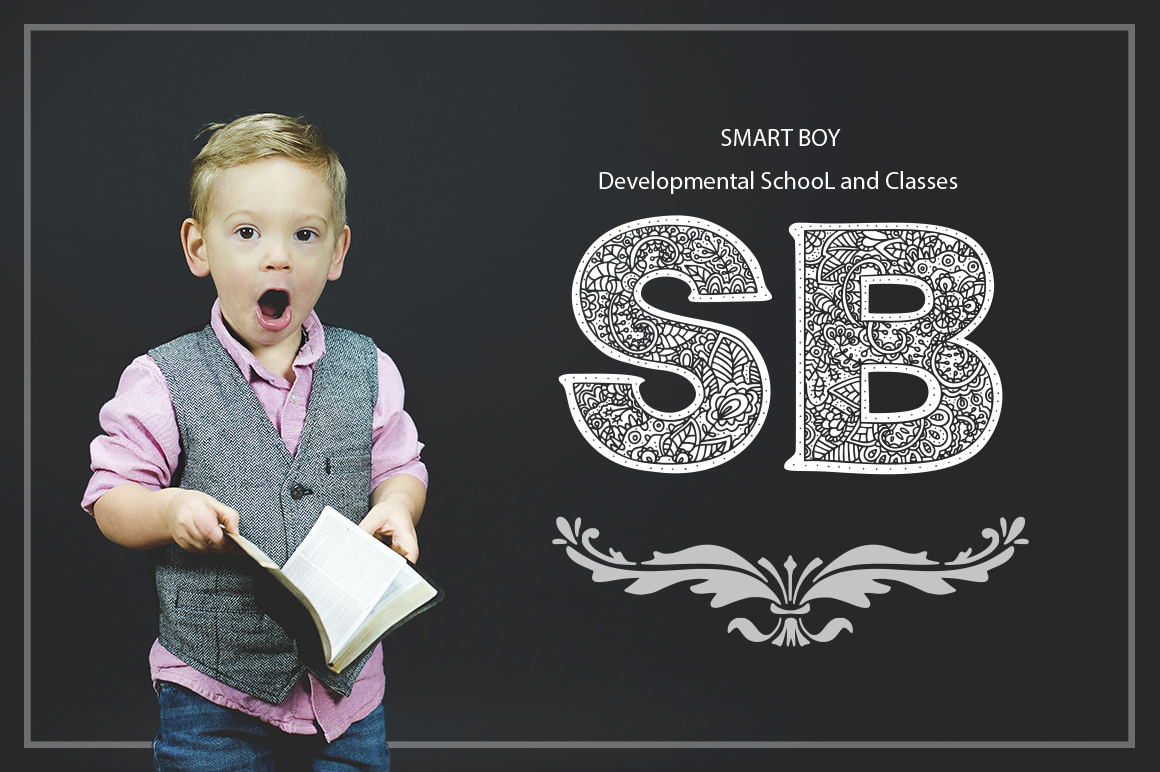 Monogram Font Family Font - Image 8