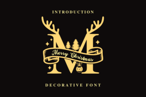 Monogram Christmas Font