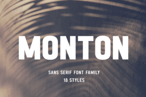 Monton Font