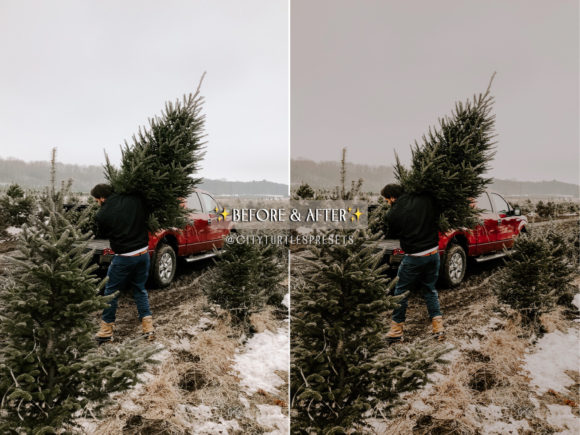 Moody Warm Christmas Lightroom Presets - Image 6