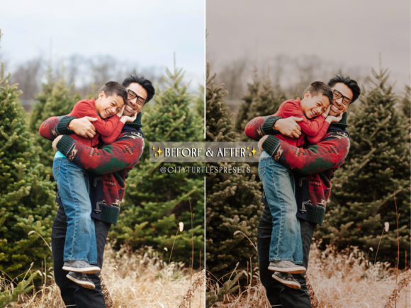 Moody Warm Christmas Lightroom Presets - Image 7