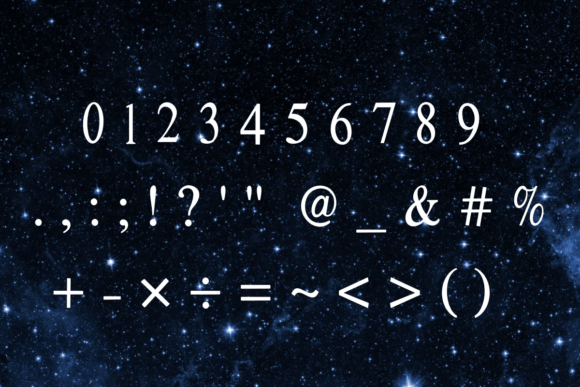 Moon Glyphs Font - Image 4