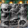 Motorcycle Skull Rider Tumbler Wraps
