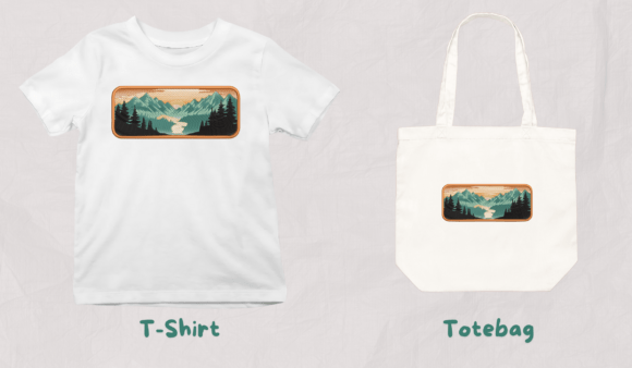 Mountain Sunset Patch - Image 3