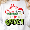 Mrs. Claus but Married to the Grinch SVG