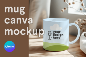 Mug Canva Mockup Ceramic Mugs Mock Up