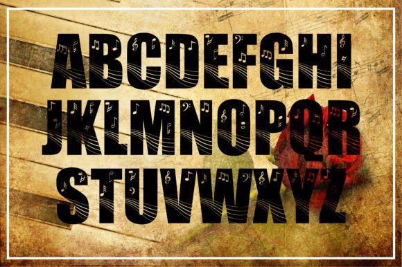 Music Notes Font - Image 2