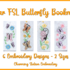 Mylar FSL Bookmarks Butterflies