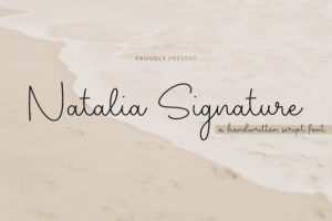 Natalia Signature Font