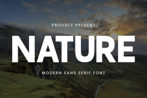 Nature Font