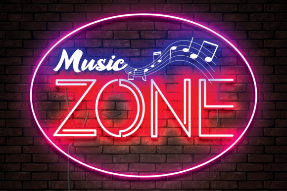 Neon Light Font - Image 2