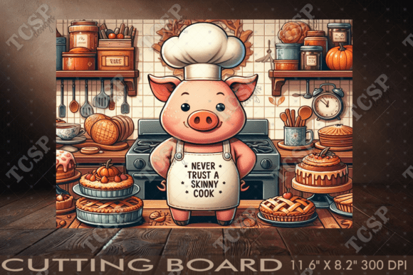 Never Trust a Skinny Cook Cutting Board