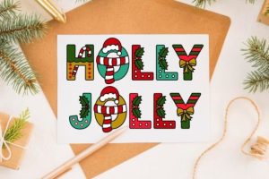 Alternative view of New Born Christmas Font