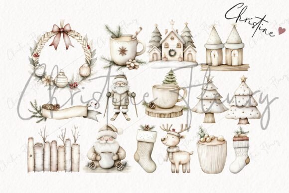 Nordic Christmas Clipart - Image 5