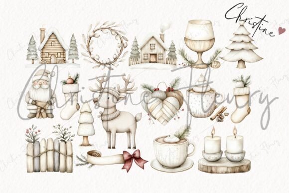 Nordic Christmas Clipart - Image 6