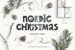 Nordic Christmas Font