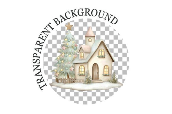 North Christmas Watercolor Clipart - Image 6