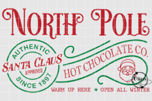 North Pole Hot Chocolate Co. SVG PNG