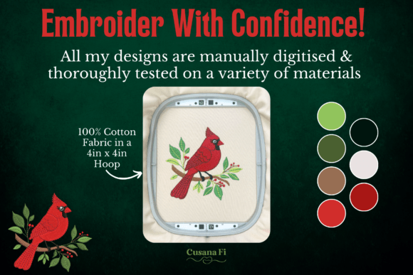 Northern Red Cardinal Bird - Image 2