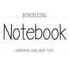 Notebook Font