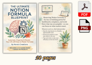 Alternative view of Notion Formulas – Interactive Workbook