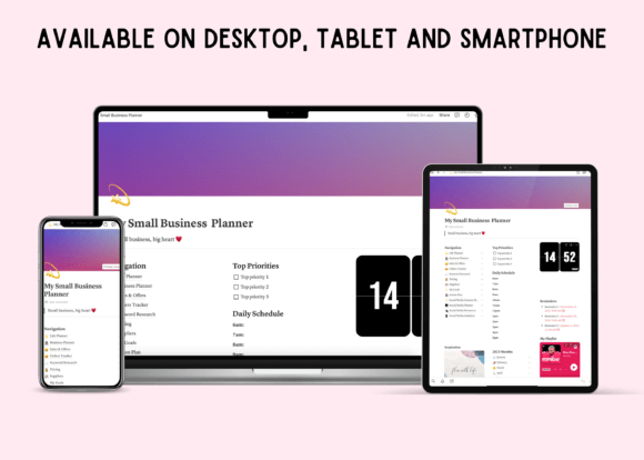 Notion Small Business Planner Template - Image 3