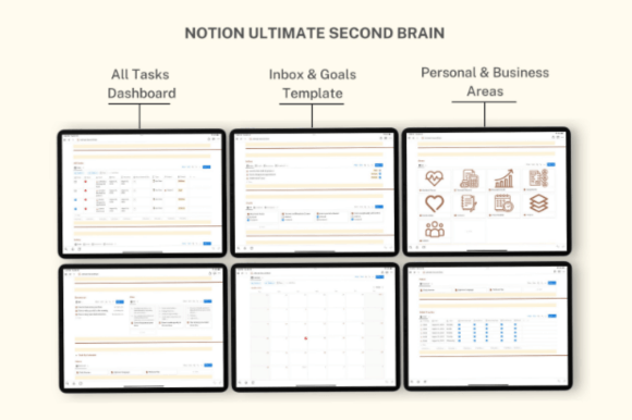Alternative view of Notion Ultimate Second Brain, Business