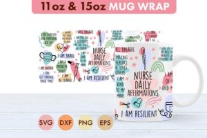 Nurse Daily Affirmations SVG 11oz 15oz