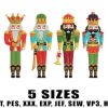 Nutcracker Wooden Toy Embroidery Design