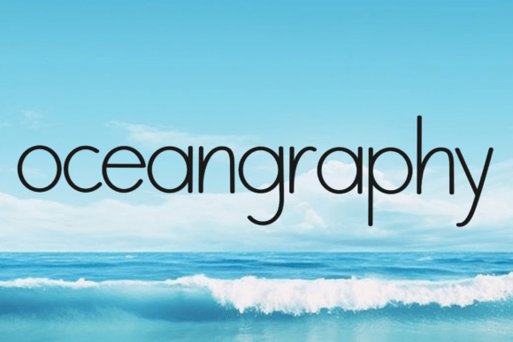 Oceangraphy Font