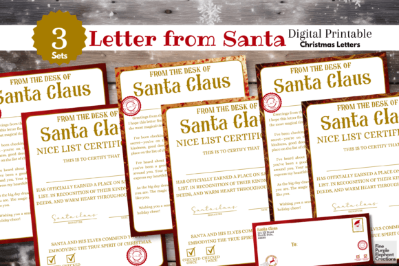 Official Santa Claus Letter & Nice List