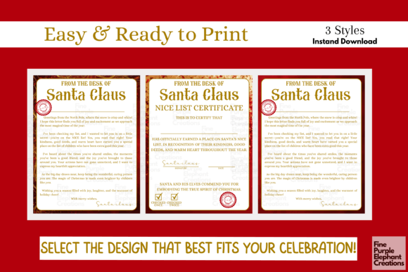 Official Santa Claus Letter & Nice List - Image 3