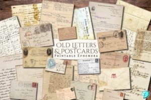 Old Letters and Postcards Ephemera