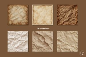 Alternative view of Old Paper Texture Backgrounds Bundle
