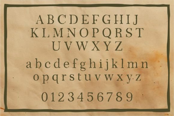 Old Retro Stamp Font - Image 3