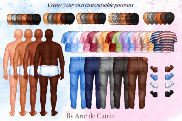 Our Huge Family Clipart, Parents Clipart - Image 3