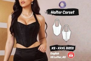 Overbust Corset Sewing Pattern