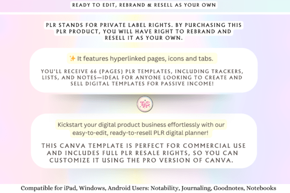 PLR Canva Digital Planner ( Resell ) - Image 3