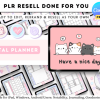PLR Resell Digital Planner