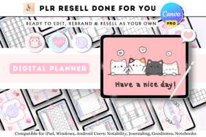 PLR Resell Digital Planner