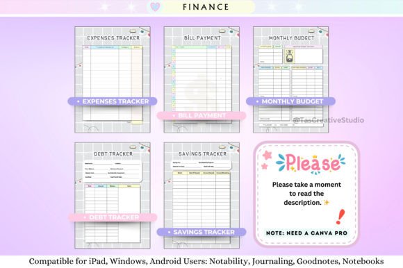 PLR Undated Canva Planner Template - Image 4