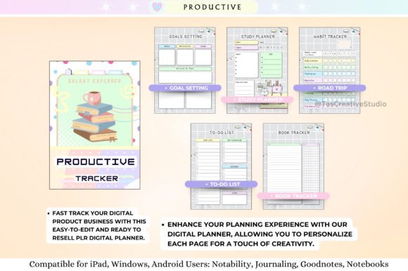 PLR Undated Canva Planner Template - Image 6
