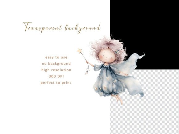 PNG Blue Fairy Clipart - Image 6